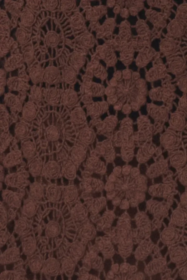 Chocolate Helena Crochet Lace Bells Best