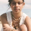 Shell Beach Hibiscus Necklace Flash Sale
