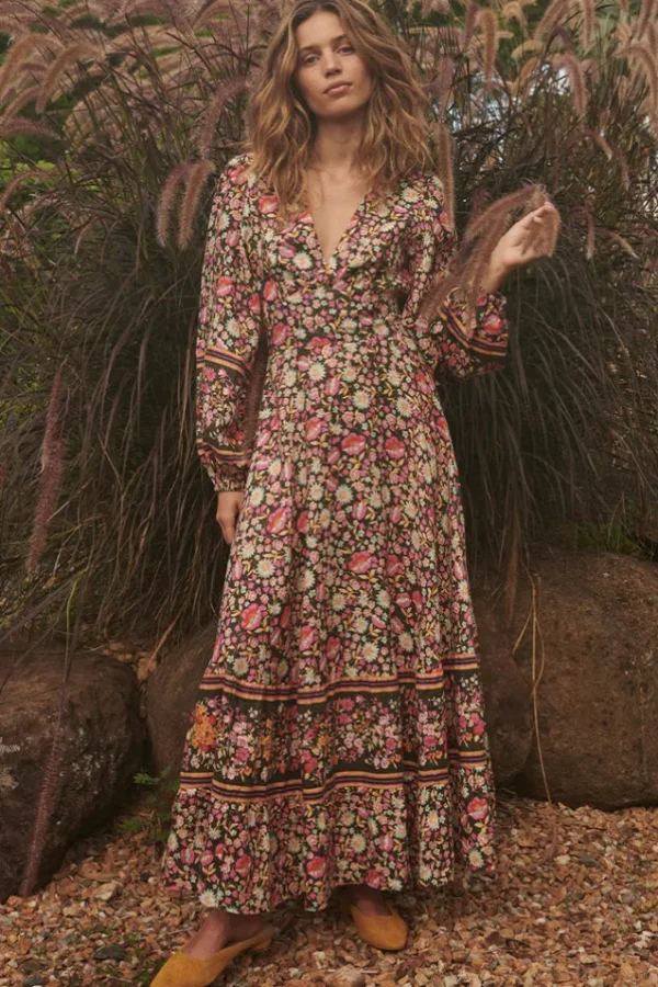 Night Blossom Impala Lily Gown Flash Sale