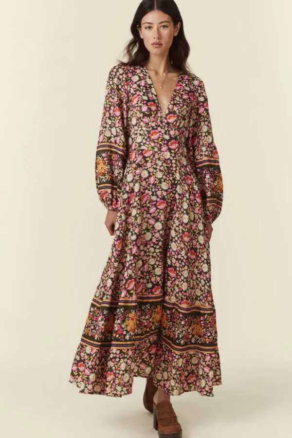 Night Blossom Impala Lily Gown Flash Sale