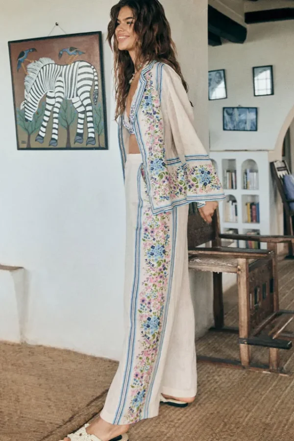 Iris Impala Lily Linen Pant New