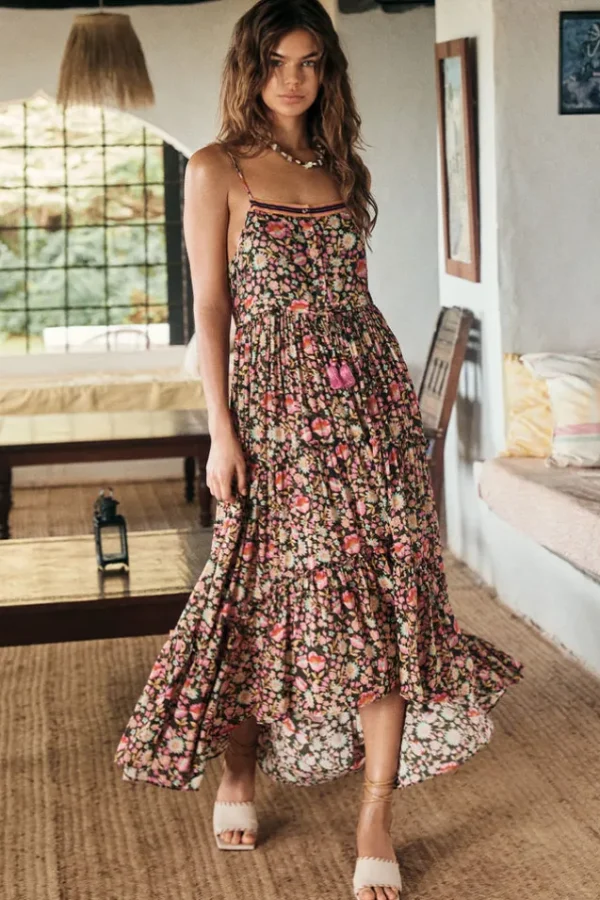 Night Blossom Impala Lily Maxi Sundress Best Sale