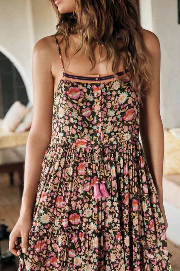 Night Blossom Impala Lily Maxi Sundress Best Sale