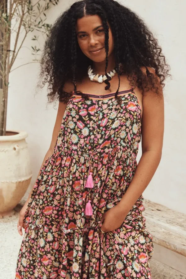 Night Blossom Impala Lily Maxi Sundress Best