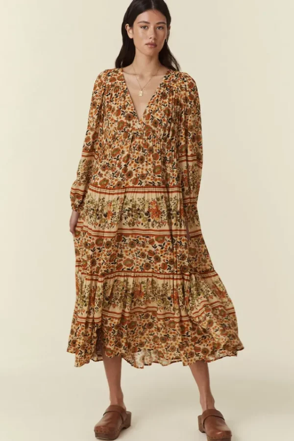 Gold Impala Lily Midi Dress Store