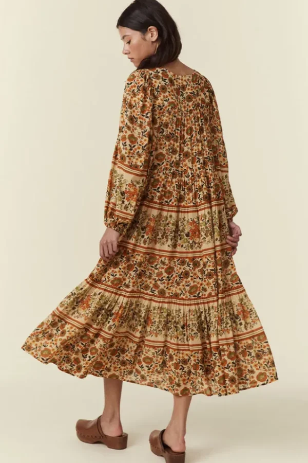 Gold Impala Lily Midi Dress Sale