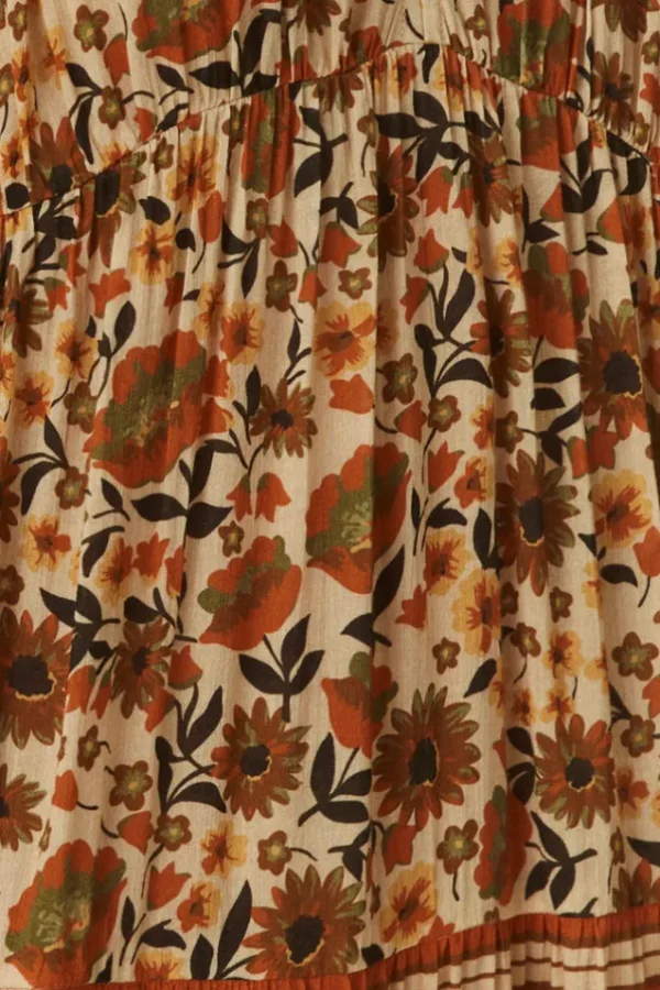 Gold Impala Lily Midi Dress Outlet