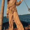 Gold Impala Lily Pant New