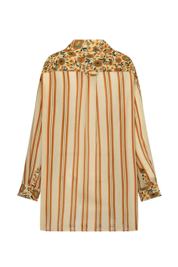 Gold Impala Lily Shirt Dress Outlet