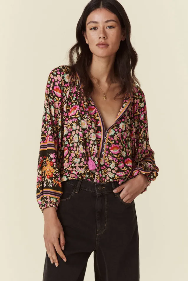 impala_lily_tie_blouse_3-2.webp Night Blossom Impala Lily Tie Blouse Shop