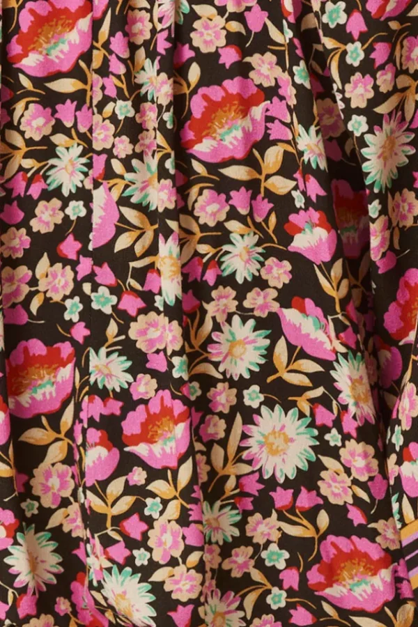 Night Blossom Impala Lily Tie Blouse Sale