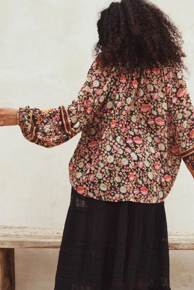 impala_lily_tie_blouse_7-2.webp Night Blossom Impala Lily Tie Blouse Shop