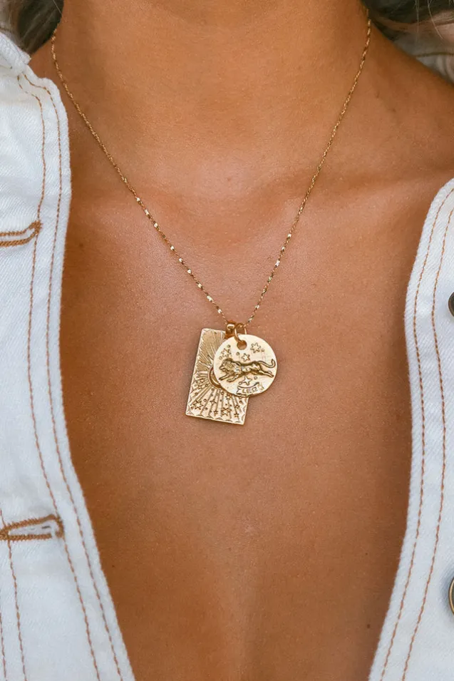 leo_stargazer_zodiac_neck_0.webp Gold Leo Stargazer Zodiac Necklace Fashion