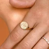 Gold Libra Stargazer Zodiac Ring Outlet