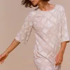 * Light Of Moon Sequin Tunic Dress Best Sale