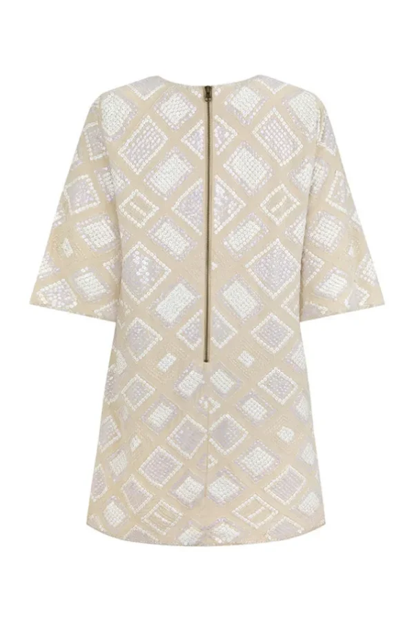* Light Of Moon Sequin Tunic Dress Best Sale