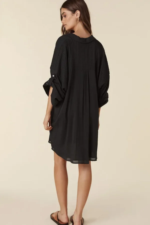 Charcoal Linda Mini Dress Cheap
