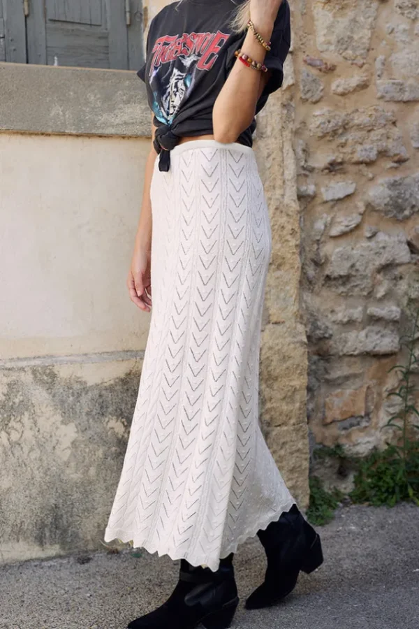 Snow Lou Lou Knit Midi Skirt Clearance