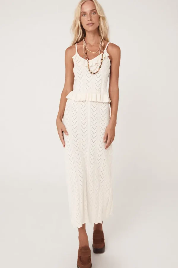 Snow Lou Lou Knit Midi Skirt Best Sale