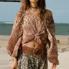 Mauve Lovers Beach Blouse Shop