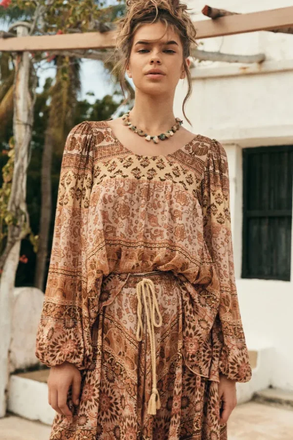 Mauve Lovers Beach Blouse Online