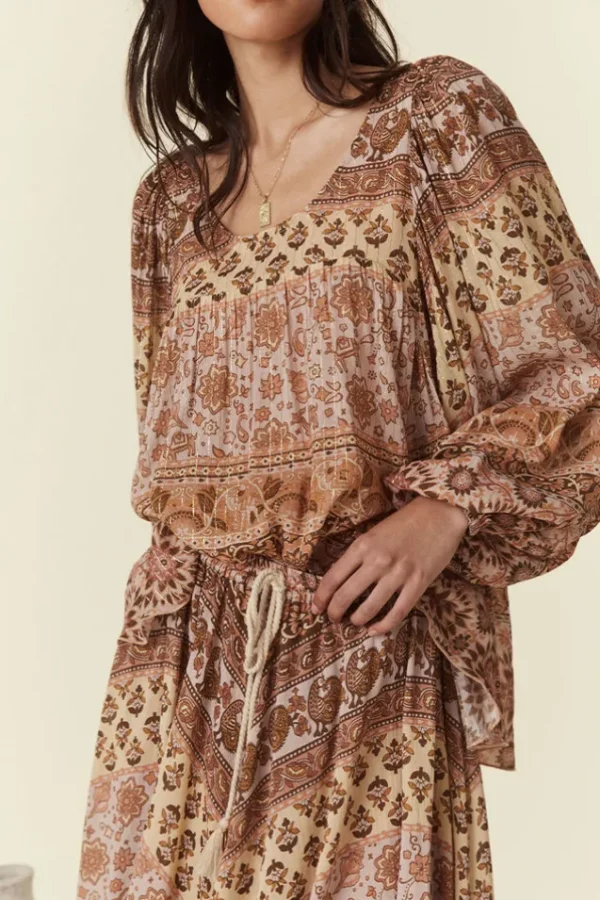 Mauve Lovers Beach Blouse Online