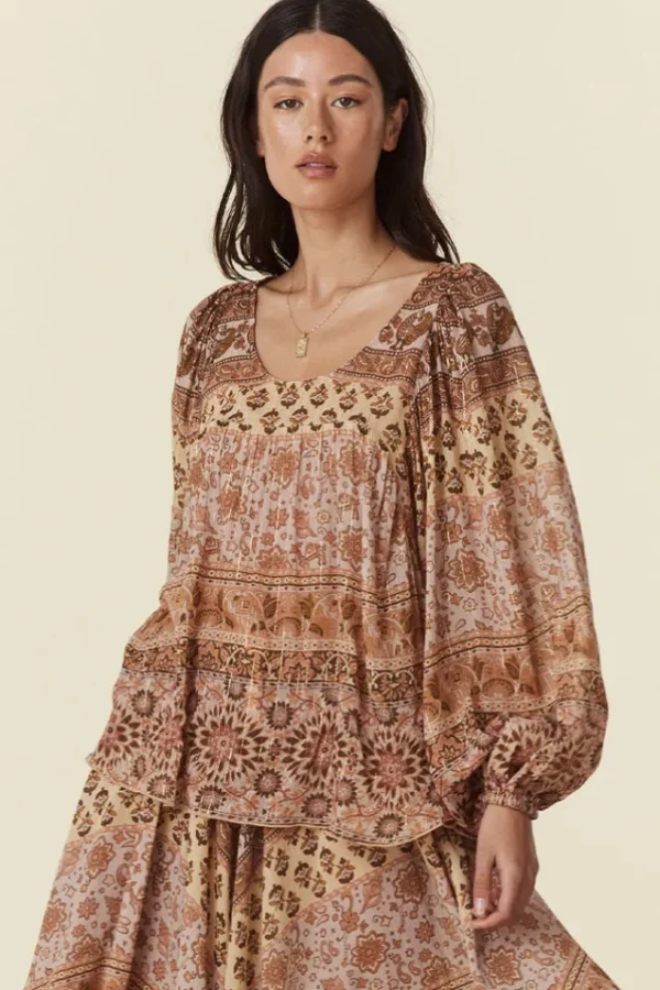 Mauve Lovers Beach Blouse Online