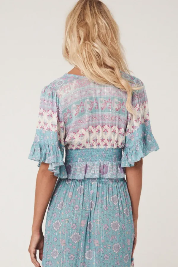 Paradise Lovers Beach Cropped Blouse Online