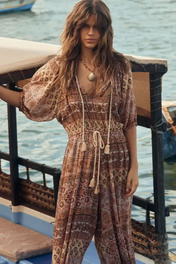 Mauve Lovers Beach Jumpsuit Shop
