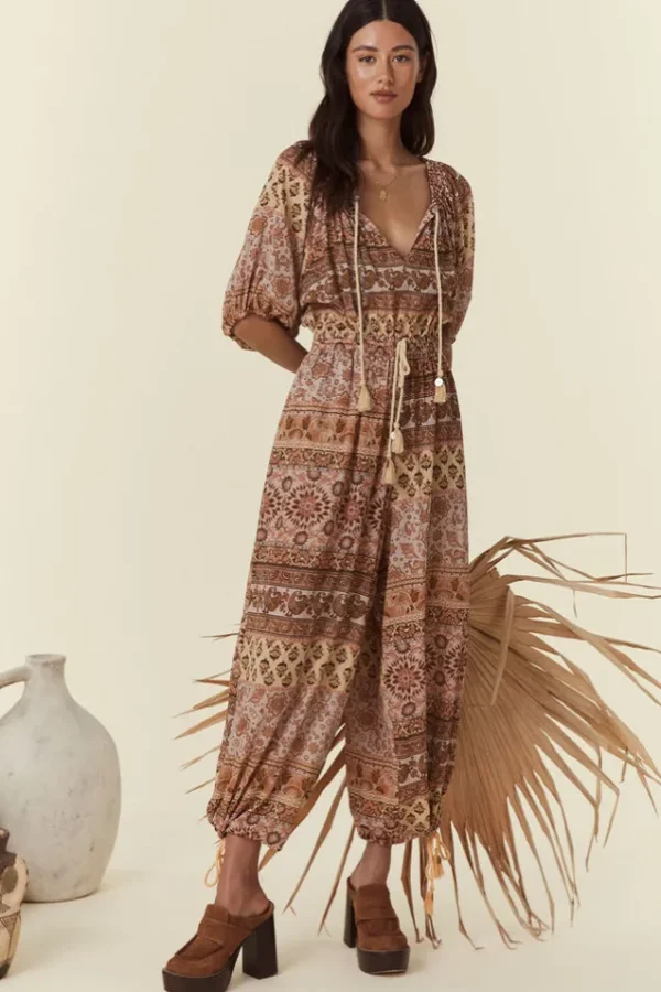 Mauve Lovers Beach Jumpsuit Fashion
