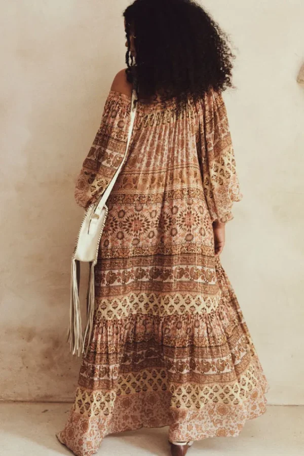 Mauve Lovers Beach Maxi Dress Online