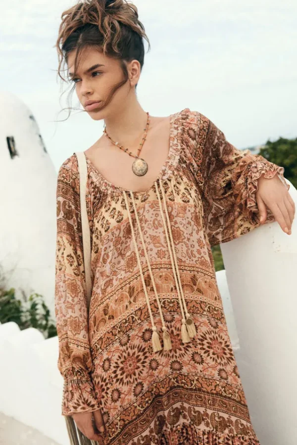 Mauve Lovers Beach Maxi Dress Store
