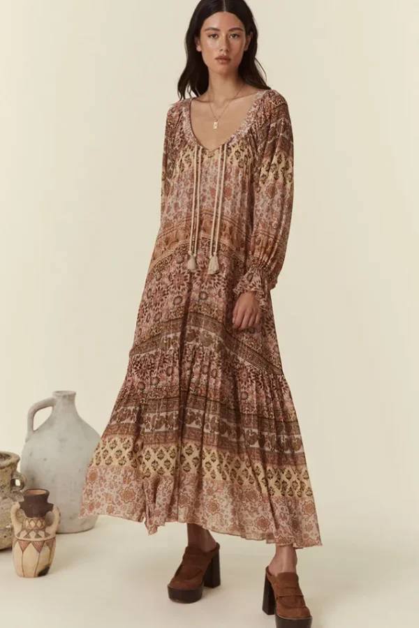 Mauve Lovers Beach Maxi Dress Store