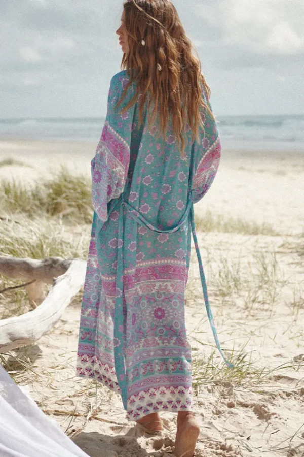 Paradise Lovers Beach Maxi Robe Flash Sale