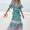 Paradise Lovers Beach Maxi Skirt Cheap