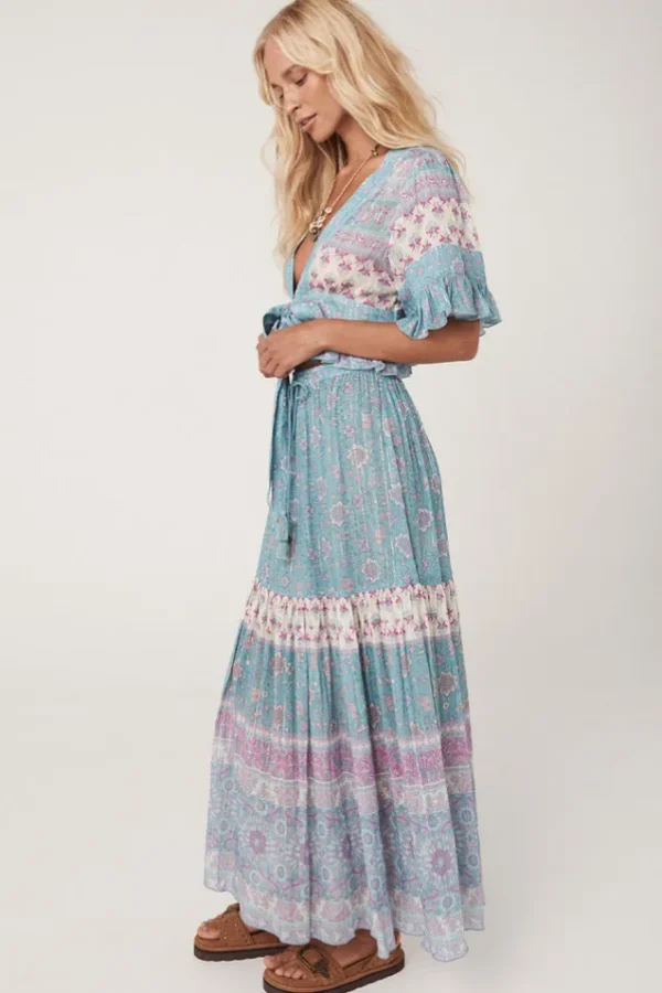 Paradise Lovers Beach Maxi Skirt Cheap