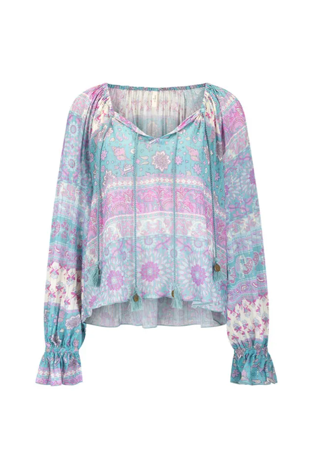 lovers_beach_tie_blouse_7.webp Paradise Lovers Beach Tie Blouse Clearance