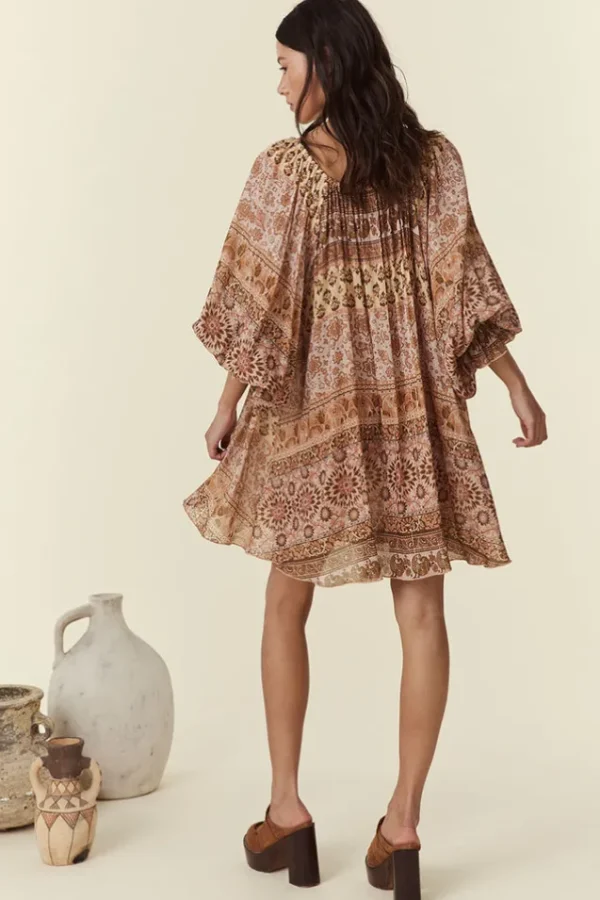 Mauve Lovers Beach Tunic Dress Discount