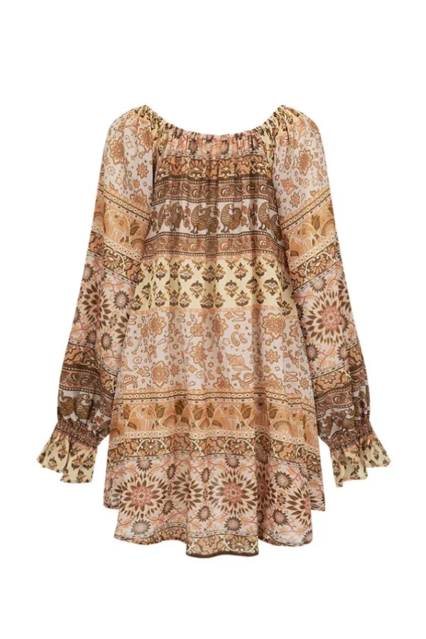 Mauve Lovers Beach Tunic Dress Best Sale