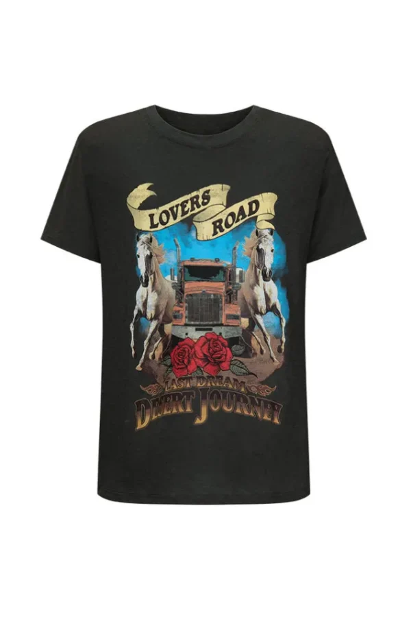 Charcoal Lovers Road Biker Tee Flash Sale