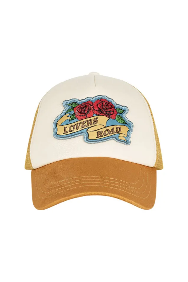 lovers_road_trucker_hat_5.webp Mustard Lovers Road Trucker Hat Clearance