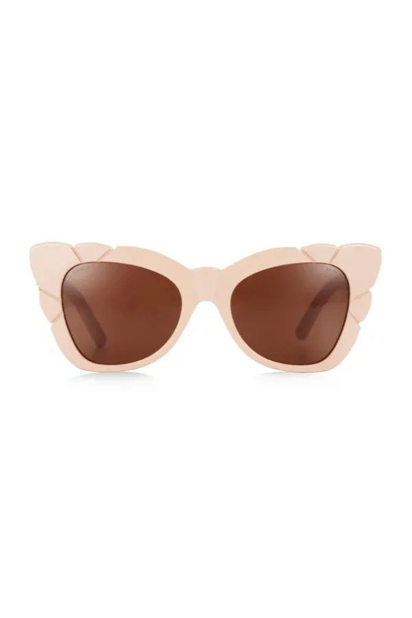 Nude Marilyn Thick Arm With Solid Brown Lens Sunglasses Clearance