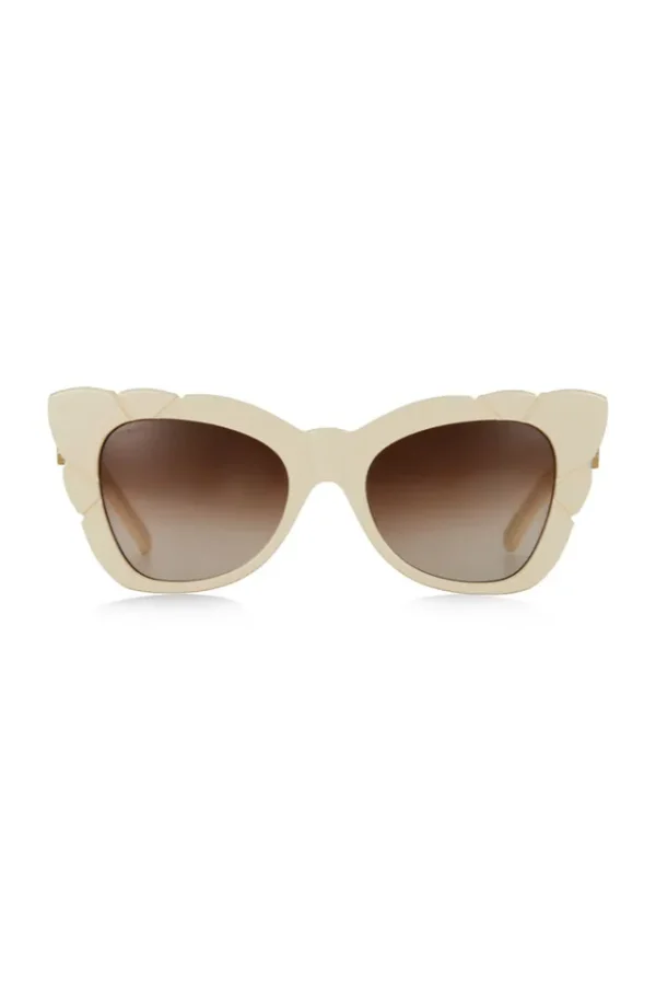 Ivory Marilyn With Brown Gradient Lens Sunglasses Flash Sale