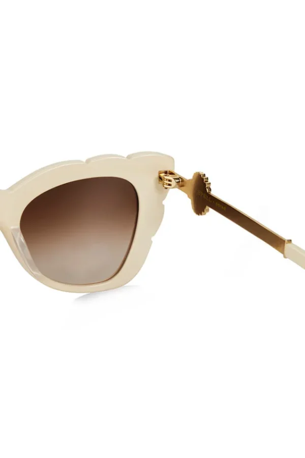 Ivory Marilyn With Brown Gradient Lens Sunglasses Cheap