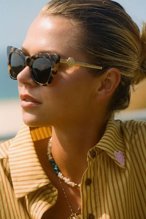 Tortoise Marilyn With Solid Brown Lens Cheap