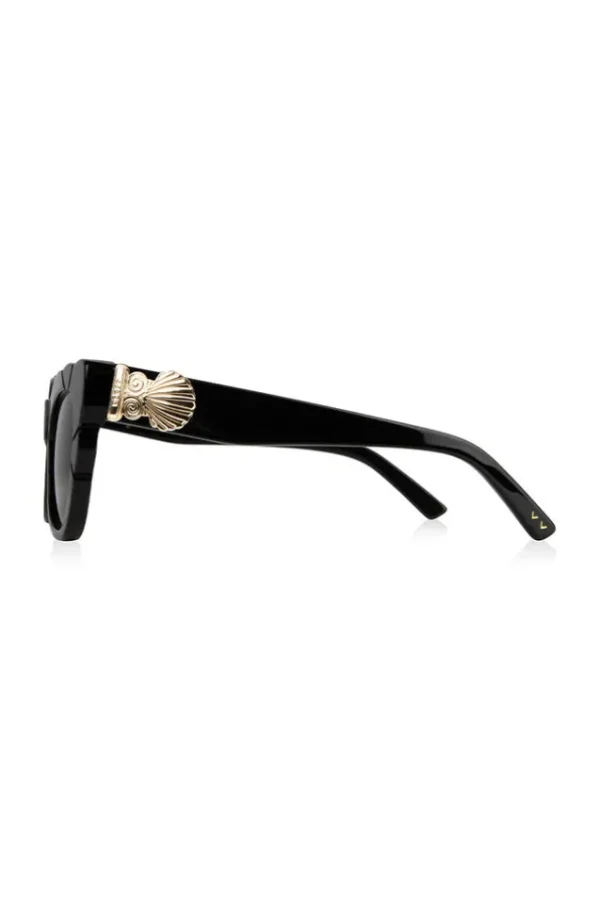 Black Marilyn With Solid Grey Lens New