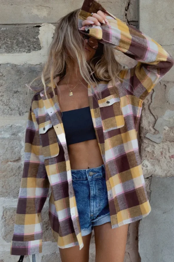 Apricot Blossom Maverick Flannel New