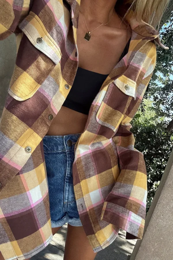 Apricot Blossom Maverick Flannel New