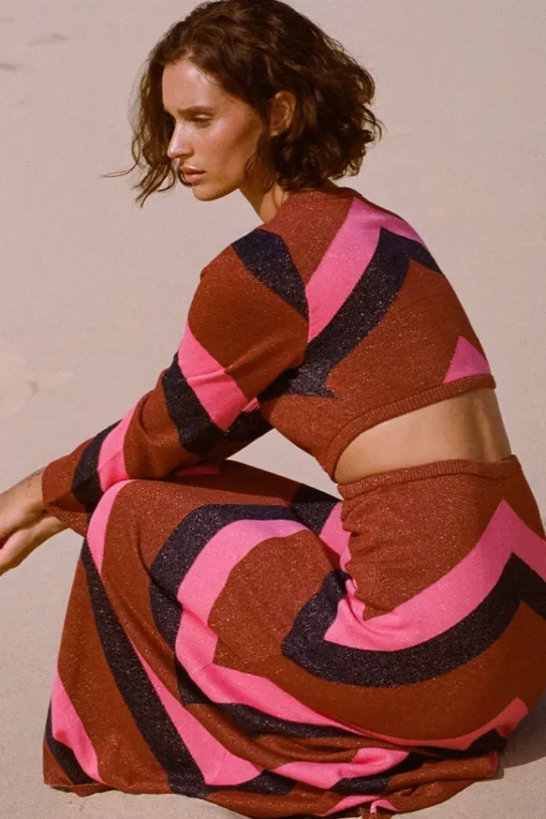 Plum Mylee Knit Gown Fashion