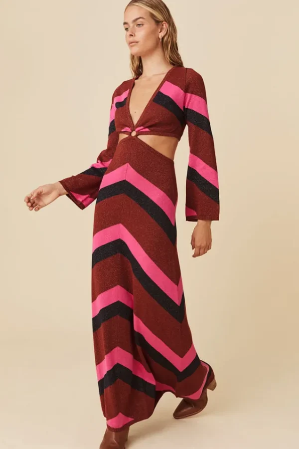 Plum Mylee Knit Gown Fashion